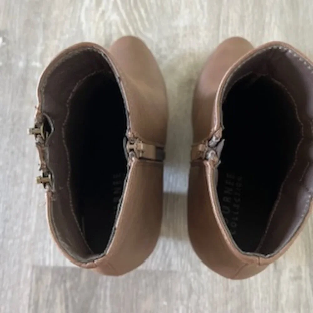 🧡3/15 Journee Collection Valley Zip-Up Booties Women's 8.5